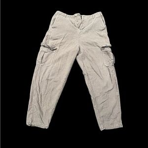 Asos Design Corduroy Tan Cargos 30x34